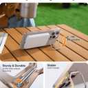 TORRAS Magnetic Slim Fit for iPhone 16 Pro Max Case with Stand, Compatible with MagSafe, Built-in Stash Stand, Thin 16 ProMax Case, Light Anti-Scratch Matte Hard PC 6.9 inch, Desert Titanium