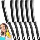 3 Pack Crevice Cleaning Brush - 6pcs Hard Bristle Shower & Bathroom Gap Cleaning Tools