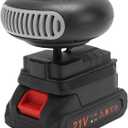 Diydeg Car Heater, Fast Heating Portable Space Heater, Quiet Battery Powered Windshield Defogger, Window Defroster for Most Cars, Sedan, Electric Tricycles, Home, Office, Indoor Use