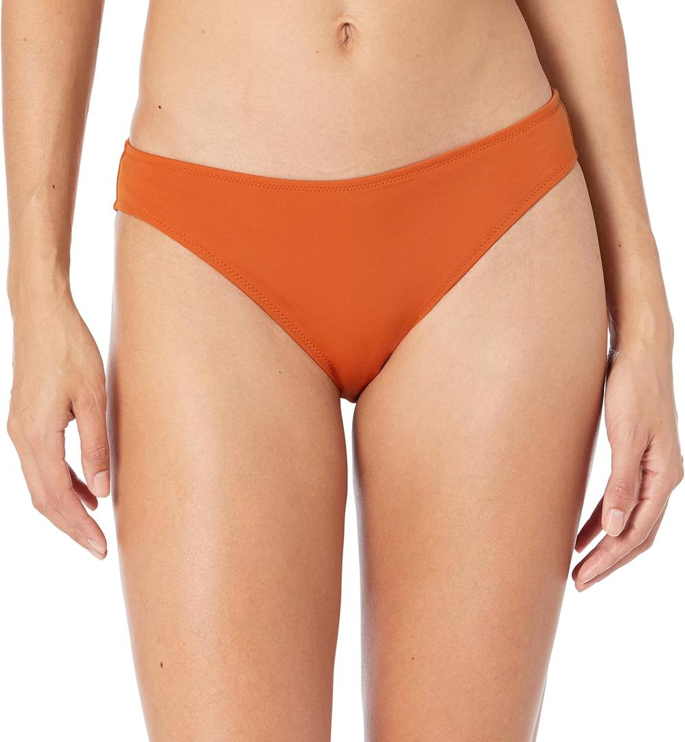 Amazon Essentials Womens Classic Bikini Swimsuit Bottom (Large, Terracotta)