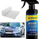Sopami Car Coating Spray,Quick Effect Coating Agent,Quickly Coat Car Wax,Polish Spray Waterless Wash Wax,Oil Film Emulsion Glass Cleaner(500ML)