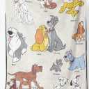 Jay Franco Kids Plush Throw Blanket  Soft & Cozy Fleece Throw for Bedroom & Couch Dcor, Official Licensed Product, Beige - Disney Dogs, 46x60 - Throw Blanket