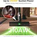 roborock H60 Ultra Cordless Stick Vacuum Cleaners, Upgraded 210AW Suction Stick Vacuum with 90-Min Runtime, 90 Bendable Tube, LED Dust Detection, Vacuum Cleaner for Carpets, Hard Floors & Pet Hair