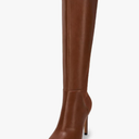 Rilista Womens Knee High Boots Sexy Pointed Toe Stiletto Heel Boot Leather Zipper Dress Shoes
Size 9.5