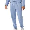 Amazon Essentials Men's Relaxed Joggers Sweatpants, Fleece, Comfortable Fit, Light Denim Blue, Small