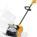 12" Cordless Snow Shovel Compatible with Dewalt 20V Max Battery(NO Battery) Electric Snow Shovel with Directional Plate & Adjustable Front Handle, Cordless Snow Blower for Driveway/Patio/Sidewalk