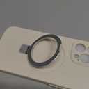 Liquid Silicone Case for iPhone 13 pro MAX with Magnetic Ring Stand, Upgraded Camera Lens Protection, Mil-Grade Drop Shockproof, Anti-Scratch Microfiber Lining Silicone Case (Beige)