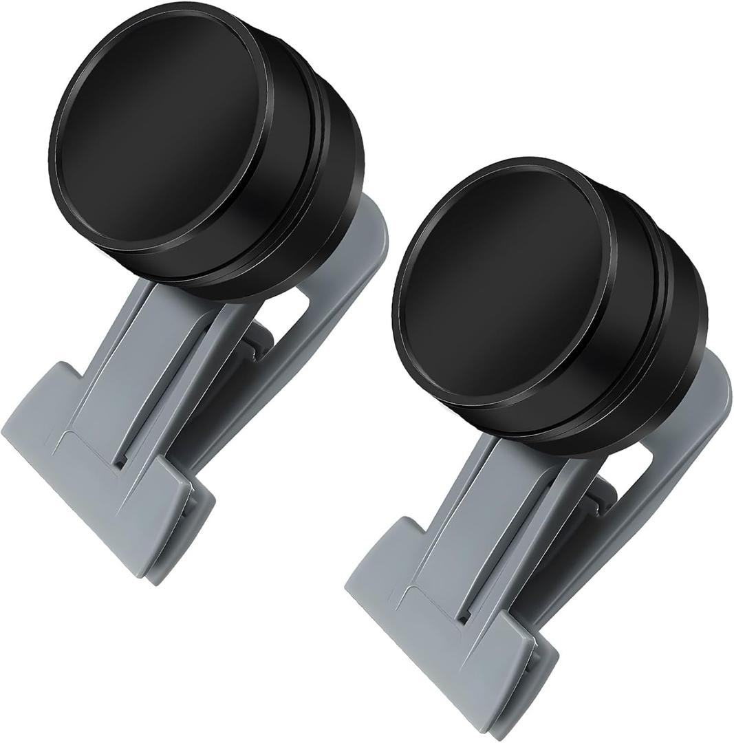 2Pcs Goldfish Feeder, Saltwater Aquarium Accessories Supplies Algae Magnet Seaweed Feeder Aquarium Magnetic Clips, Fish Tank Feeding Ring Suitable for Aquatic Pets