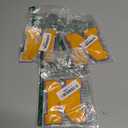 3 x 4.5" Iron on Letter Patches Varsity Letters Large Chenille Letterman Jacket Patches for Clothing/Jacket/Varsity/Bag (Yellow, N)