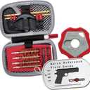 Real Avid Pistol Cleaning Kit 1911 Accessories | 1911 Bushing Wrench Takedown Tool 45 ACP Caliber 22 38 9MM 40 45 Cal Gun Tools & 1911 Field Guide | 9mm Cleaning Kit w/ Gun Cleaning Brush Rods Patches