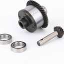 RCAWD Metal Rear Diff Set 40T Diff Gear w/ 14T Input Gear for 1-10 Losi Baja Rey Hammer Rey U4 Upgrade Parts