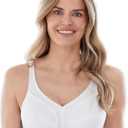 Bestform 5006825 Comfortable Wireless Cotton Bra with Unlined Seamed Cups (38B, White)