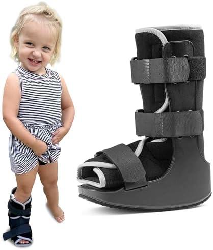 MARS WELLNESS Pediatric Walking Boot For Kids - Sprained Ankle Pediatric Ankle Brace - Kids Walking Boot - XL - Fits Children Ages 6.5-8 Years Old