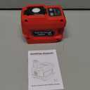 220W Power Inverter Compatible with Milwaukee 18V Battery, DC 18V to AC 110V Battery Inverter, Power Station Generator with 1 AC Outlet, 2 USB Ports & 1 TypeC Fast Charging, 400LM LED Work Light