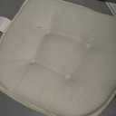Non-Slip Chair Cushions, Assembled in USA, U-Shaped Skid-Proof Seat Pads for Dining Room, Kitchen, Office, 15"x16", 4 Pack