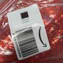 Partisout Sequin Curtain Backdrop 8ftx8ft Sequin Backdrop Sequence Backdrop Party Glitter Backdrop Sparkle Backdrop Wedding Photo Backdrop and Shimmer Backdrop (8ftx8ft, Red)