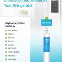 AQUA CREST Replacement for GE RPWFE, RPWF (with CHIP) Refrigerator Water Filter, Compatible with GYE22HMKES, GYS22GMNES, GYE22HBLTS, DFE28JSKSS, GFE28HMHES, GNE29GYNFS, 3 Filters (3 Count(Pack of 1))