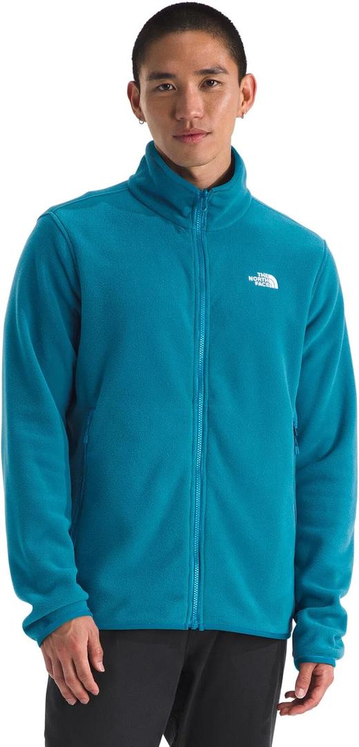 The North Face Men's Glacier Fleece Jacket - Soft Fleece Zip Up Jacket, Zip Pockets, Reinforced Binding, Dusk Blue, XX-Large