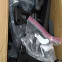 Ergonomic Mesh Office Chair, Home Desk Chair Comfy with Adjustable Lumbar Support 3D Headrest and Armrests, Reclining Big and Tall High Back Computer Gaming Chairs for Man Women, 350lbs Black