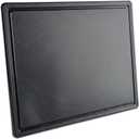 Thirteen Chefs Black Cutting Board with Juice Groove - Large 18 x 12 Inch for Meat, Grilling, BBQ and Carving, Restaurant Grade HDPE 1/2" Thick Plastic