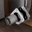 DVME SnugDryer Space-Saving Dryer Vent Connection Kit, Only for New Construction/Remodeling, 9.4" x 9.3" x 7.7", White