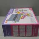 2 in 1 Baby Gym Play Mat with Walker, Kick and Play Piano Gym Activity for Boys Girls, Musical Activity Center Tummy Time Mat for 0-3-6-12-18 Months, Learning Walker Play Gym for Infant Toddler Gift (Pink)