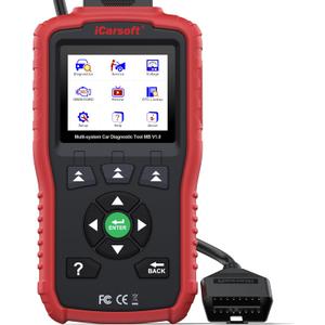OBD2 Scanner AUTO Diagnostic Tool iCarsoft MB V1.0 for Benz/Sprinter/Smart, Full System ABS/SRS/Transmission/Check Engine Car Code Reader, MIL/SAS/Oil Reset/Battery Test/Live Data