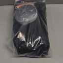 Magnetic Screen Door Fits Door Size 28" x 80", Screen Size 30" x 81", Reversible Left Right Side Opening,Top Middle Anti-Tearing Mesh Net Curtain with Magnet,Black