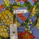 Yoimira Hawaiian Shirts for Men, Print Mens Casual Short Sleeve Button Down Shirts Floral Aloha Beach Shirt, Large