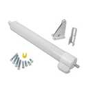 Ideal Security 9700 Heavy Pneumatic Touch & Hold Storm and Screen Door Closer for Wood, Aluminum, and Vinyl Doors, Silent and Smooth Closing, 11.5", White