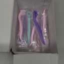 Mini Disposable Toothbrush, Pre-Pasted Toothbrushes with Toothpaste and Toothpick for Travel - Fluoride Free, No Rinsing Needed, Mint Flavor, Fresh Breath Anywhere Anytime - 28 Ct