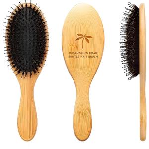 Belula Boar Bristle Hair Brush - Hair Brushes for Women & Mens Hair Brush, Detangler Brush, Hairbrush, Detangling Brush for Long, Curly or Any Type of Hair.