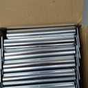 LONTAN Rear Mounting Brackets for Drawer Slide 5 Pairs B4502 Cabinet Bracket Drawer Track Guide Kitchen Replacement Parts for 1.77in(45mm) Width Furniture Gildes (Silver)