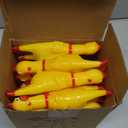 POPLAY 20PCS Squeaky Rubber Chickens, Screaming Chickens Bulk Prank Novelty Toys Pet Toys for Party Favors Family Game Dog Toys Noise Maker
