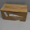 ShellKingdom Over The Toilet Storage Shelf, Toilet Paper Holder Stand Shelves, Punch-Free Bathroom Storage Rack with 2 Hooks, Small Space Organizers for Bathroom, Home, Countertop, White (1 Tier)