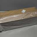 Suli Extra Large Kitchen Utensils Holder with 4 Compartments, Wooden Utensil Organizer for Kitchen Countertop, Farmhouse Decor, Rustic Cooking Utensil - White grain