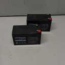SEFEPODER 12 Volt 7ah Rechargeable Sealed Lead Acid Battery 2 Pack (F1 Terminals)