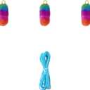 Interactive Cat Toy Accessories Kit  Replacement Plush & Rope Attachments for Indoor Cats, Compatible with Automatic Cat Chase Toy