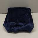 Tefici Electric Heated Blanket Throw, Super Cozy Soft 2-Layer Flannel 50" x 60" Heated Throw with 6 Heating Levels & 4 Hours Auto Off, Machine Washable, ETL&FCC Certified, Home Office Use,Blue