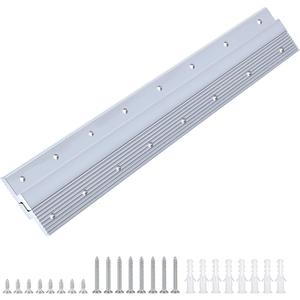 18" French Cleat Picture Hanger, Aluminum Mirror Hanging Kit with Hardware, Ideal for Artwork, Whiteboard, Cabinet, Holds 110 lbs. per Pair, 1 Pairs
