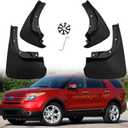 Mud Flaps Kit for Ford Explorer Accessories Mud Splash Guard Mud Flap Front and Rear 4pcs (for Ford Explorer 2011-2019)