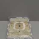 Snackle Box Container, Dishwasher Safety - Divided Serving Tray with Lid and Handle, Charcuterie Board for Portable Snack Platters - Clear Organizer for Fruits Snacks,Perfect for Road Travel