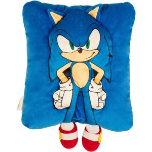 Sonic The Hedgehog Anime Kids Super Plush Cozy Snuggle (TM) Pillow (100% Officially Licensed Product) by Franco