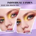 2 x DIY Lash Extension Kit 280pcs Individual Lashes Cluster D Curl Eyelash Extension Kit Lash Clusters with Lash Bond and Seal and Lash Applicator Tool for Self Application (KIT,40D+50D-0.07C-9-16MIX)