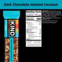 KIND Bars, Dark Chocolate Almond & Coconut, Healthy Snacks, Gluten Free, 12 Count , BBD 05/15/26