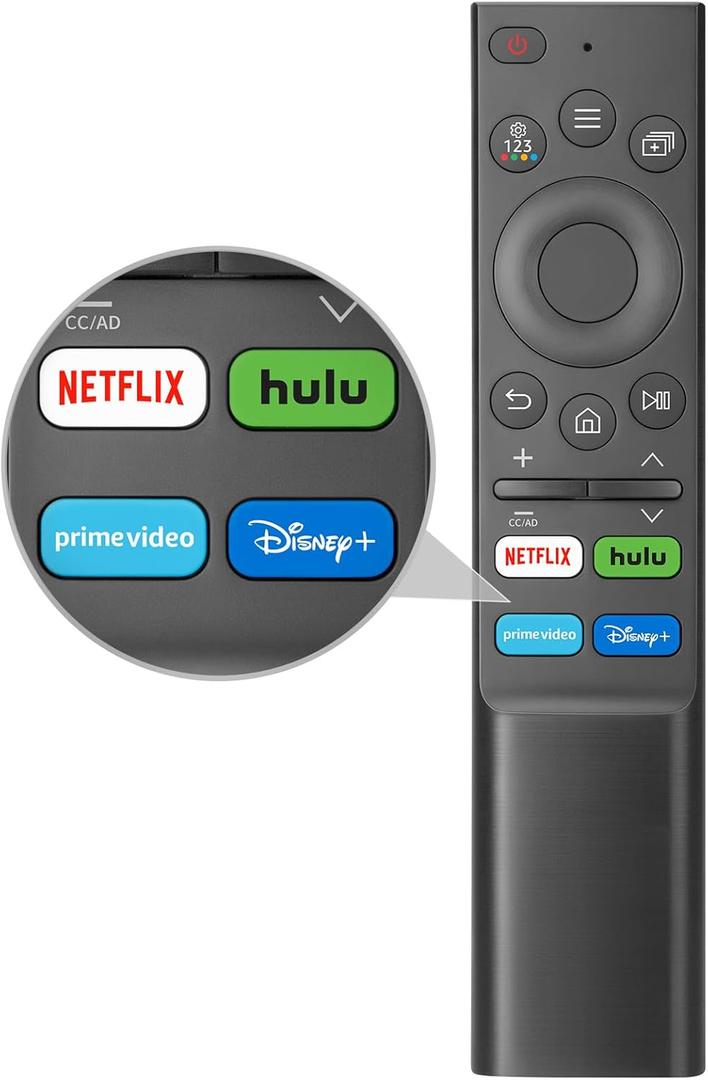 for Samsung TV Remote Control Replacement, Universal Remote Compatible All Samsung Frame Serif Crystal Solar UHD Neo QLED OLED 4K 8K Smart TVs