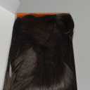 Haloo Brown Layered Wigs with Curtain Bangs Lace Front Hairline Long Wavy Natural Looking Middle Part Synthetic Hair Wig for Women Daily Party Costume, 20 Inch Dark Brown