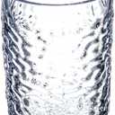 Carlisle FoodService Products Pebble Optic Pebble Tumbler Plastic Tumbler for Restaurants, Catering, Kitchens, Plastic, 5 Ounces, Clear, (Pack of 24)