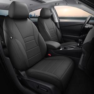 Custom for Honda Accord Seat Covers 2023 2024 2025 2026 EX,SE,EX-L,Sport-L,Touring & 2023-2026 (Hybrid) Sport,Touring,EXL,Sport-L, (Rear Row W/40/60 Split Backrest) - Black