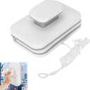 Magnetic Windshield Cleaner Tool, Magnetic Double-Sided Window Cleaner with Anti-Falling Rope for Glass Thickness 3-5 Inch, Adjustable Magnetic Windshield Cleaner for Home Windows and Car Glazed